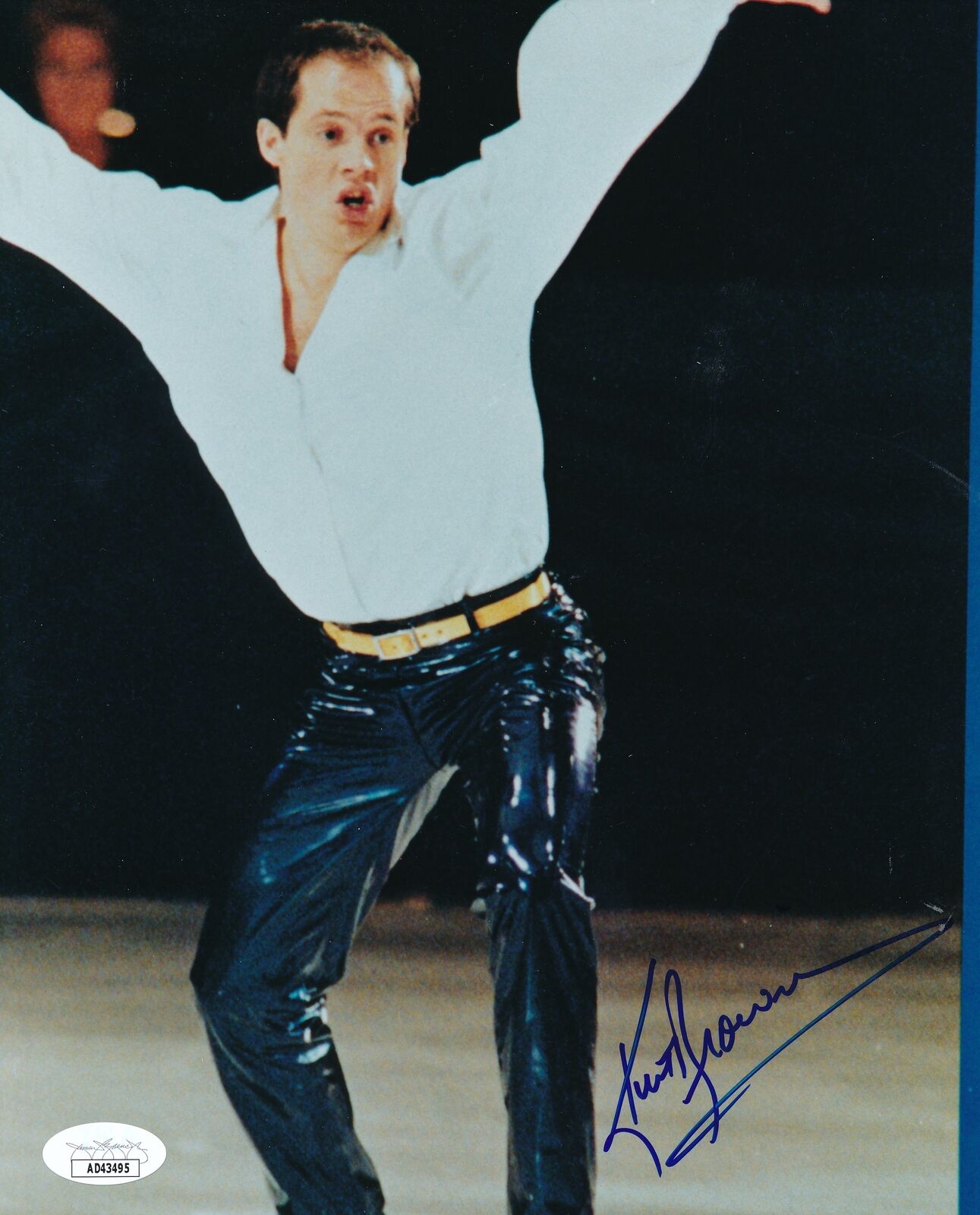 Kurt Browning Autographed 8x10 Photo Olympic USA Figure Skating 4 x W.C. JSA