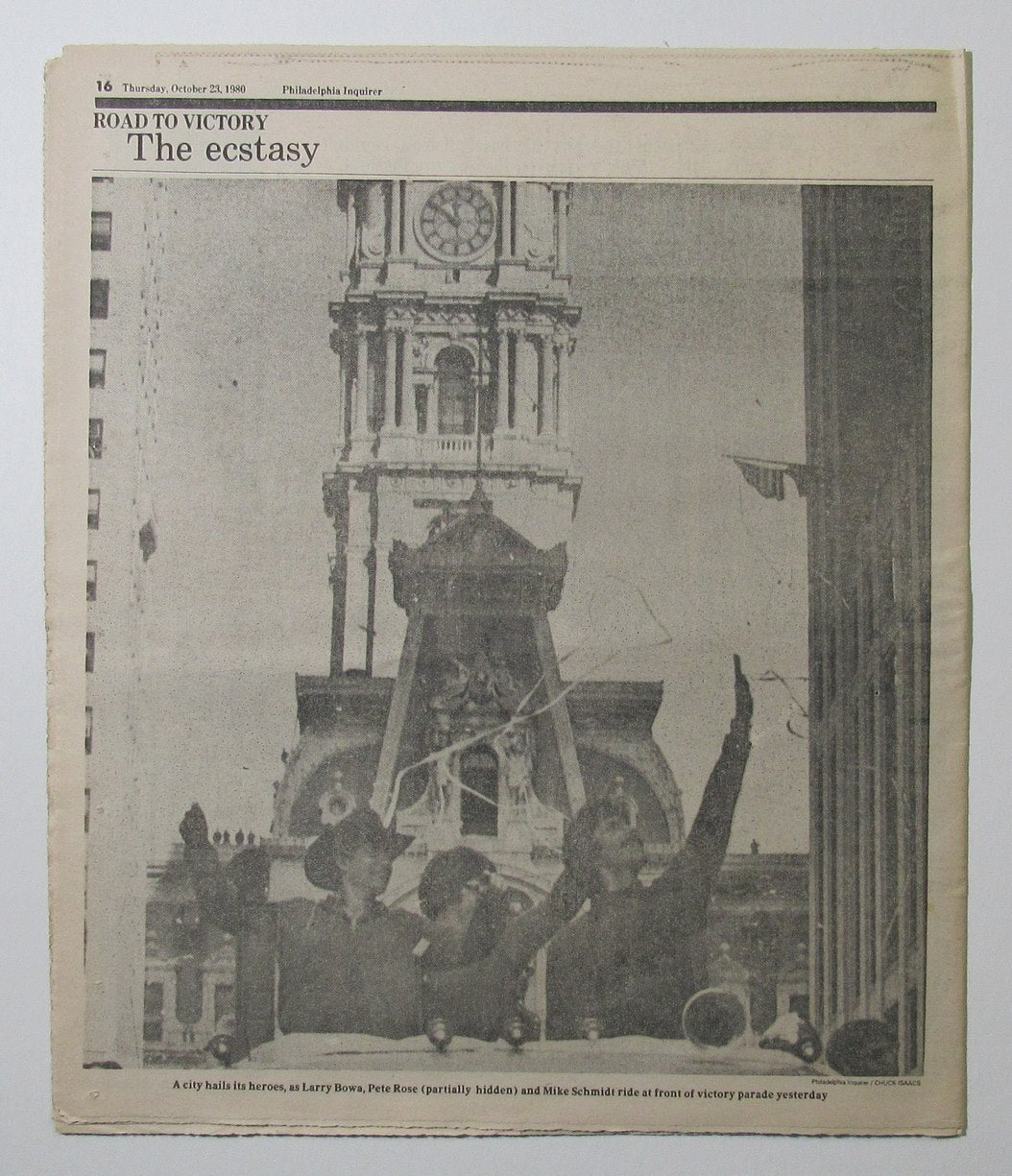 Philadelphia Phillies 1980 World Series, Road to Victory, Supplement 10/23/80
