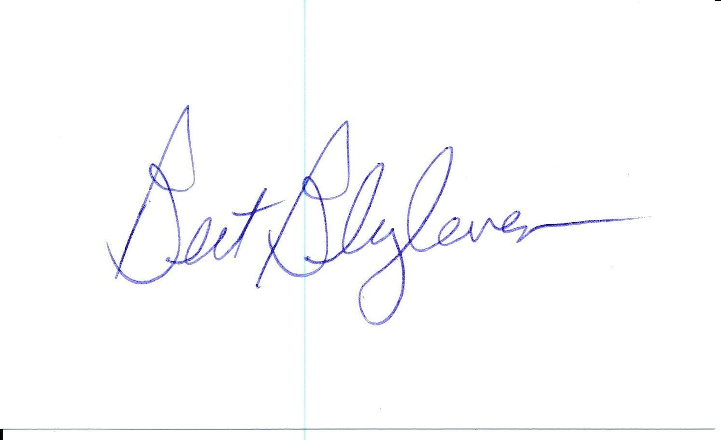 Bert Blyleven HOF Minnesota Twins Signed/Autographed 3x5 Index Card 163939