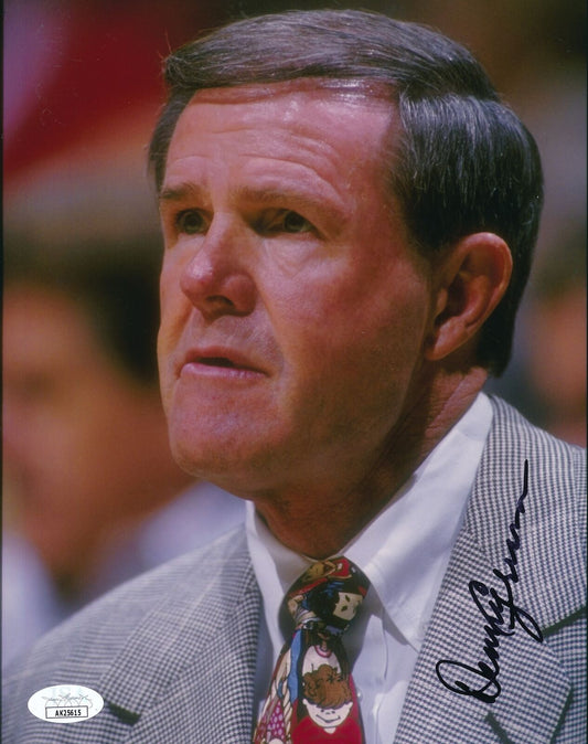 Denny Crum HOF Autographed 8x10 Photo Louisville JSA 179848