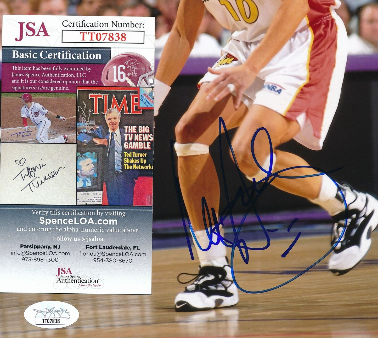 Nancy Lieberman HOF Phoenix Mercury Signed/Autographed 8x10 Photo JSA 164696