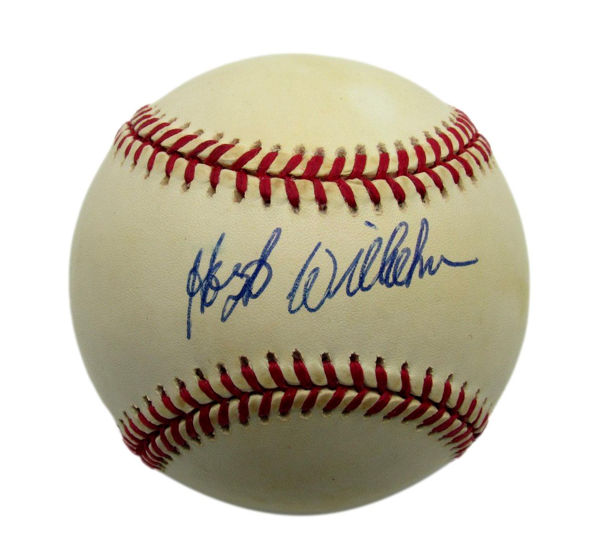 Hoyt Wilhelm HOF Signed/Auto Rawlings ONL Baseball New York Giants JSA 187297