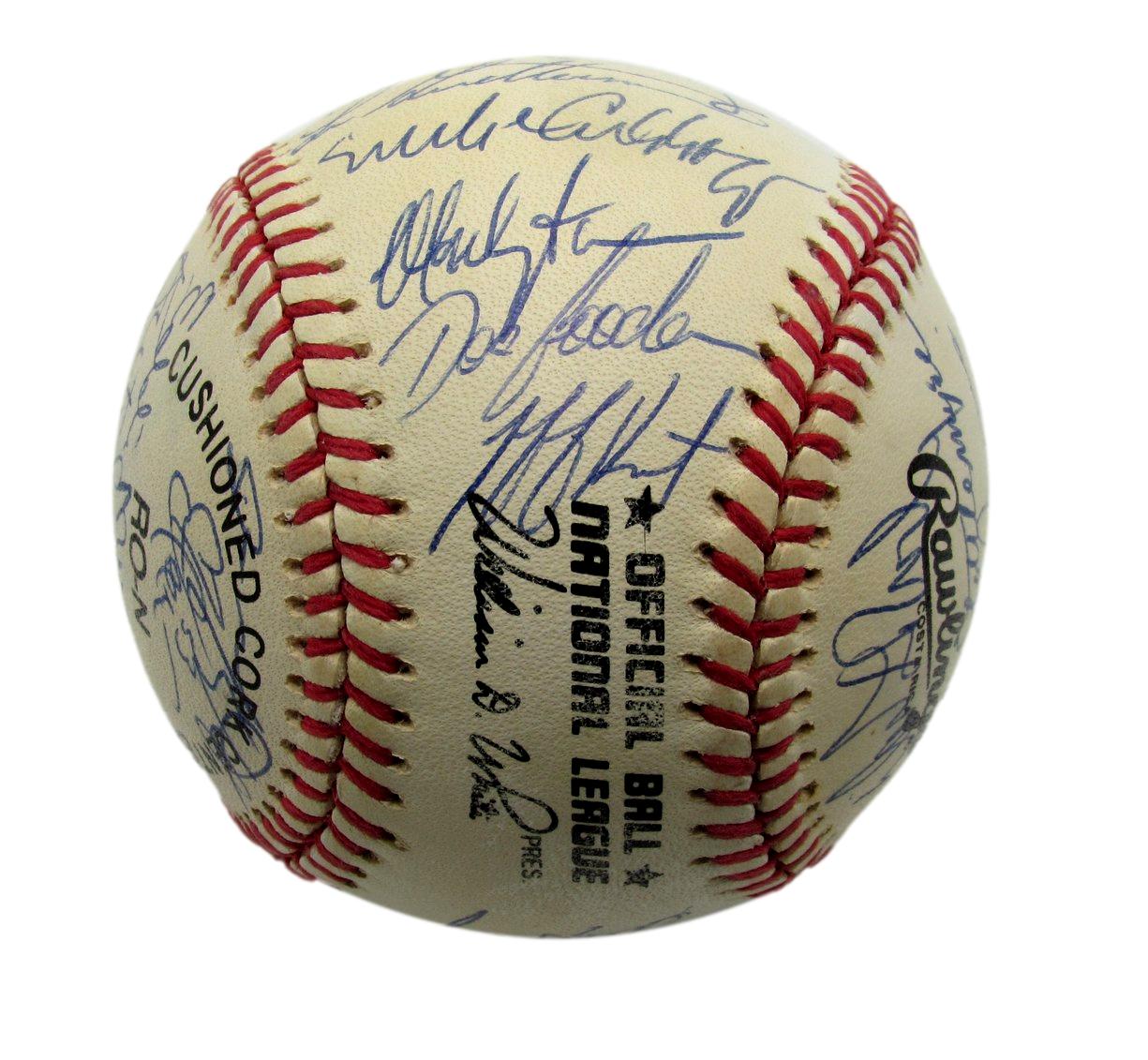 1992 Mets Team Autographed by 30 Torborg Murray Gooden ONL Baseball 182809