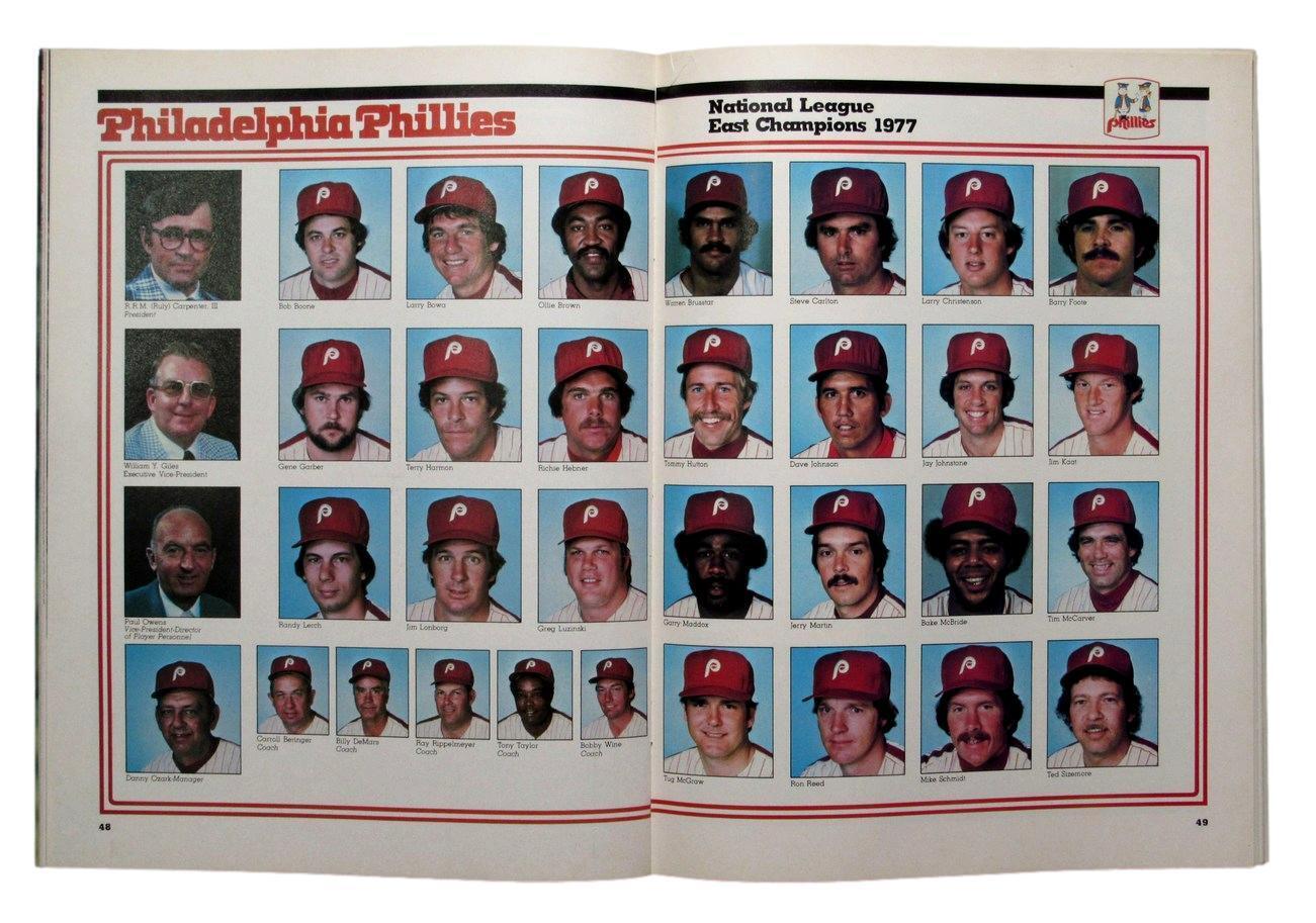 1977 World Series Program New York Yankees vs. Los Angeles Dodgers