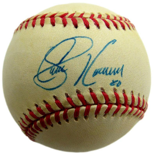 Steve Karsay Autographed OAL Baseball Cleveland Indians JSA