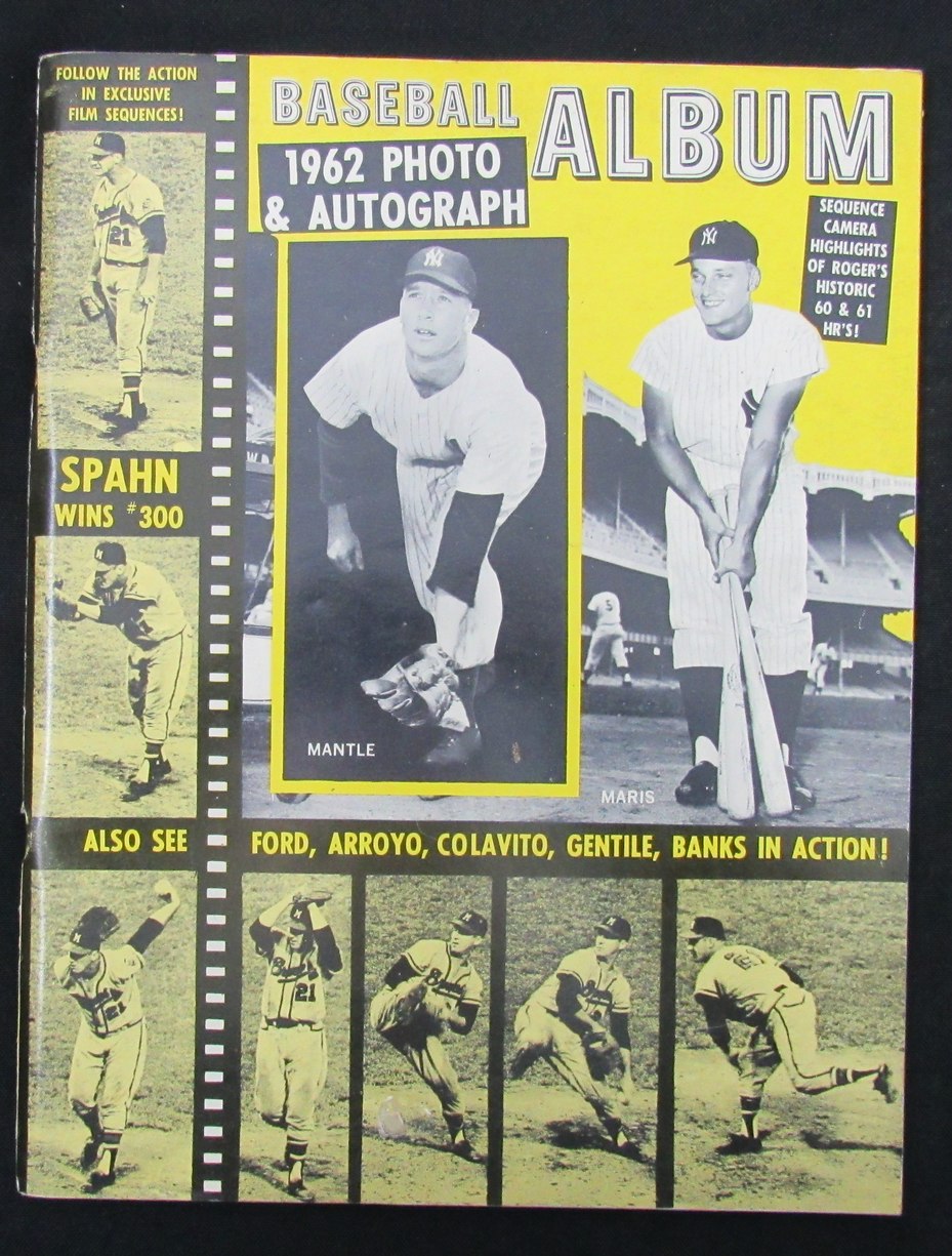 1962 Baseball Photo and Autograph Album Mantle/Mays/Aaron/Koufax 185578