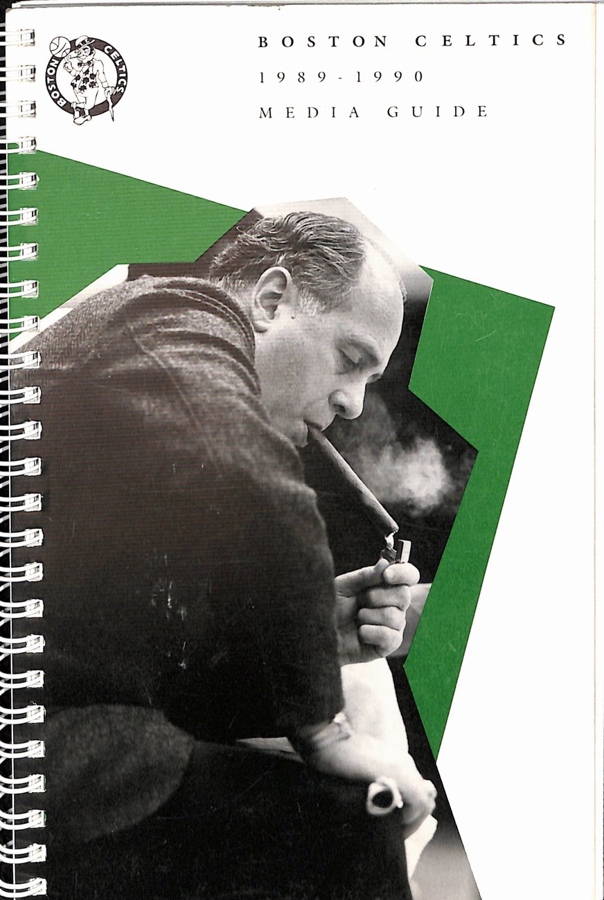 1989-90 Boston Celtics Media Guide Red Auerbach HOF 182063