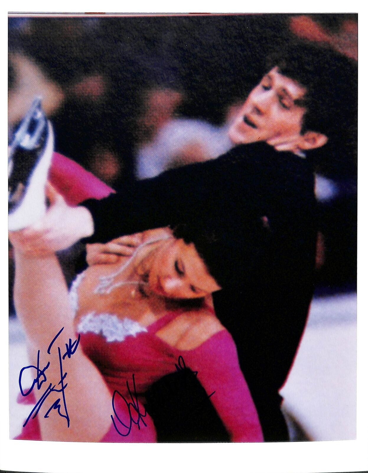 Kazakova and Dmitriev 1998 Olympic Gold Medalists Signed 8x10 Photo 180436