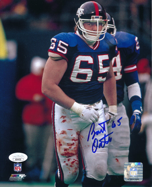 Bart Oates Autographed 8x10 Photo New York Giants JSA 186478