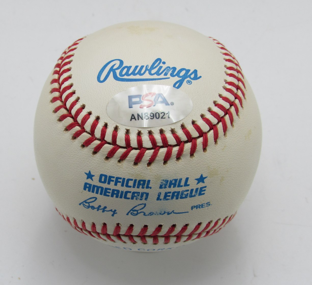 Phil "Scooter" Rizzuto HOF Signed/Auto OAL Baseball NY Yankees PSA/DNA 191665
