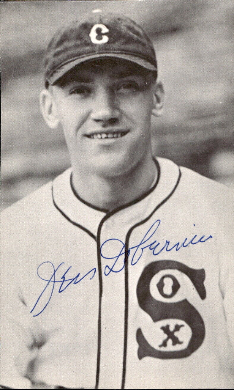 Jess Dobernic White Sox d. 1998 Signed/Auto 3x5 Photo 178191