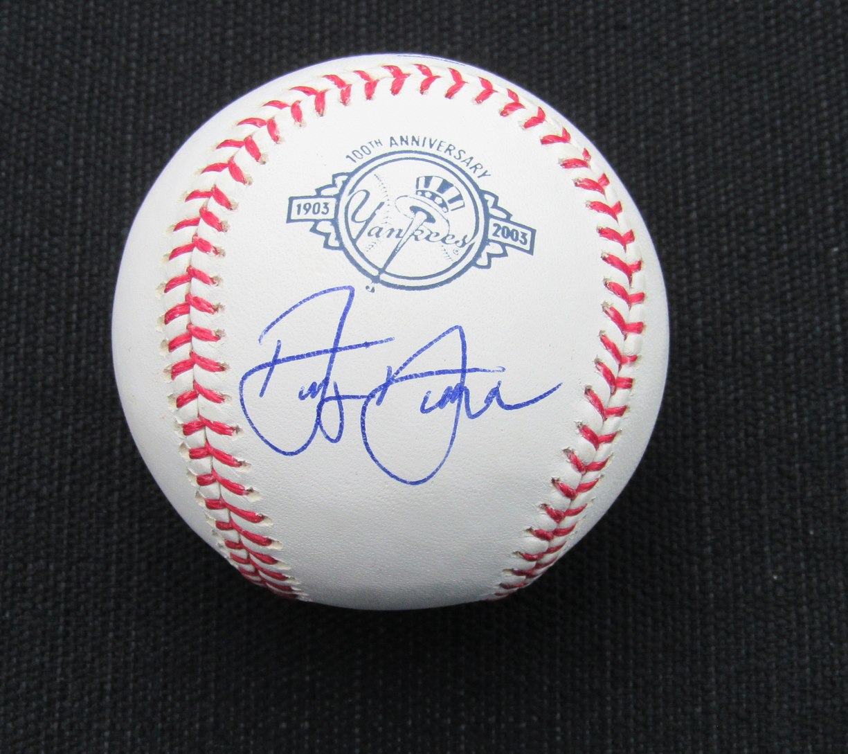 Billy Brewer Signed/Auto Yankees 100th OML Baseball JSA 186702