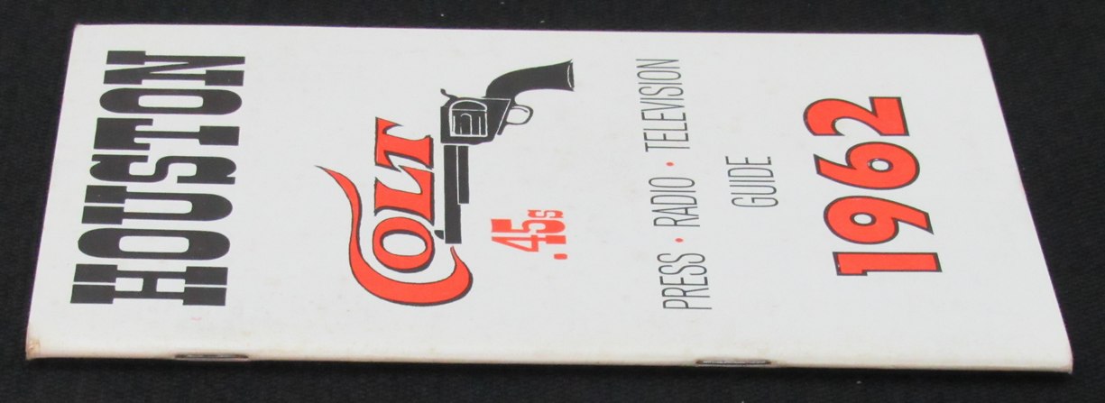 1962 Houston Colt .45s Media/Press Guide 1st Season 188796