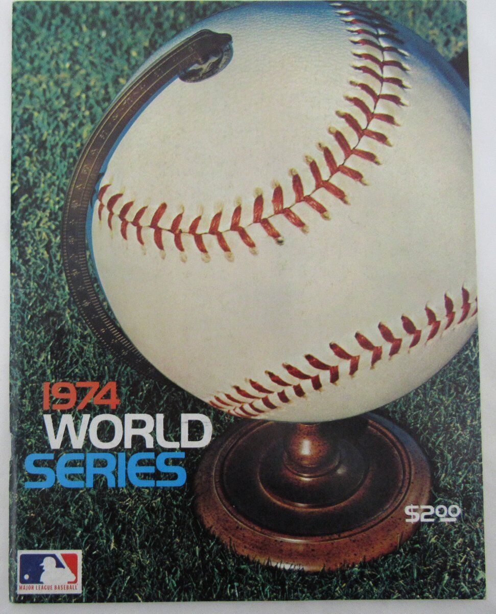 1974 World Series Program Oakland Athletics vs. Los Angeles Dodgers 136244