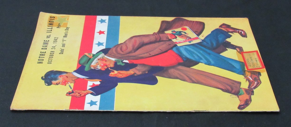 10/24/1942 Notre Dame vs. Illinois College Program 186028