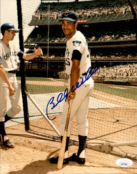 Billy Williams HOF Signed/Autographed 8x10 Photo Chicago Cubs JSA 191075