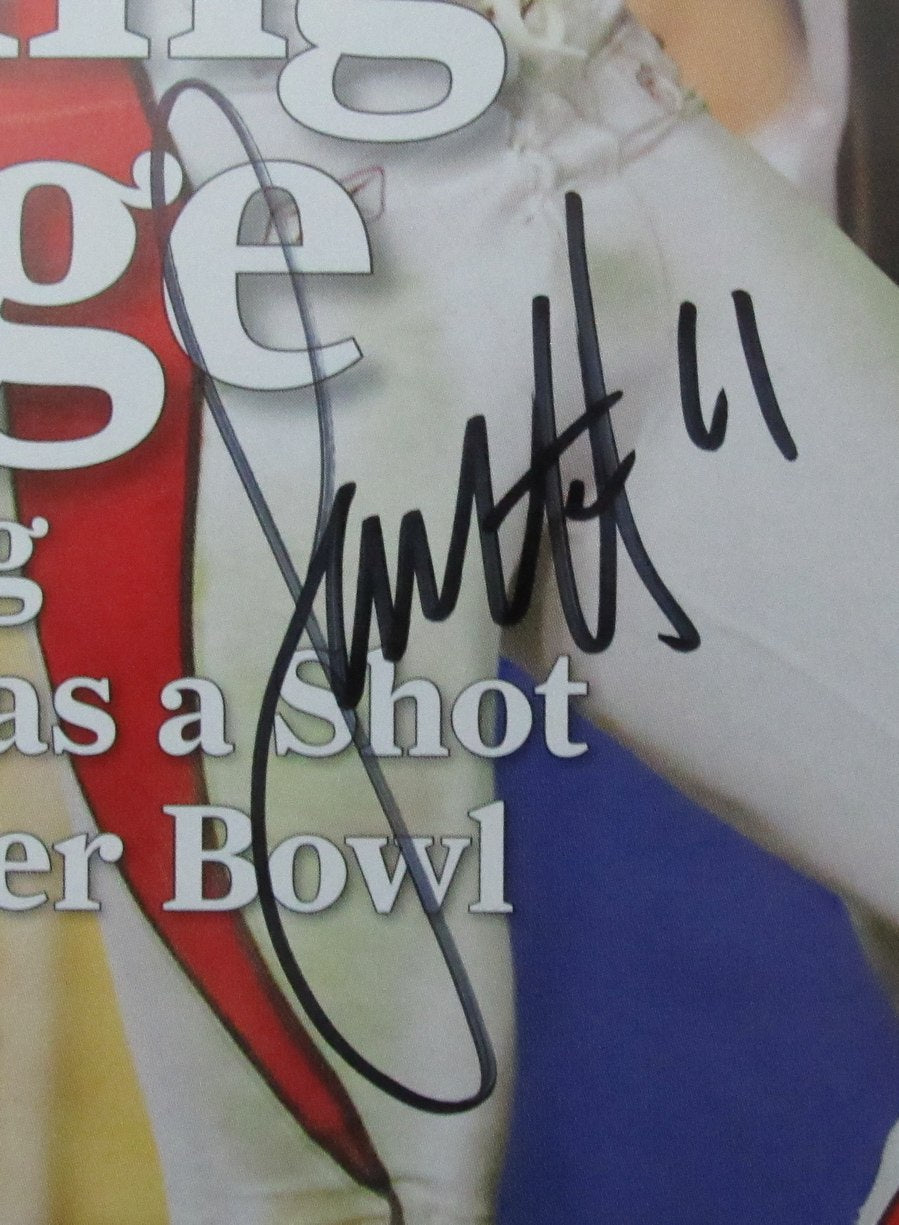 Larry Fitzgerald Signed 2009 Sports Illustrated Magazine NO LABEL JSA 190775