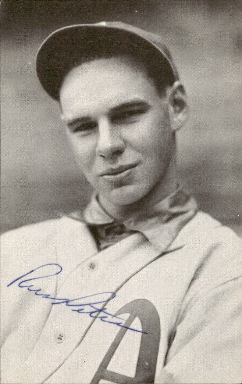 Rusty Peters Athletics d. 2003 Signed/Autographed 3x5 Photo 178710