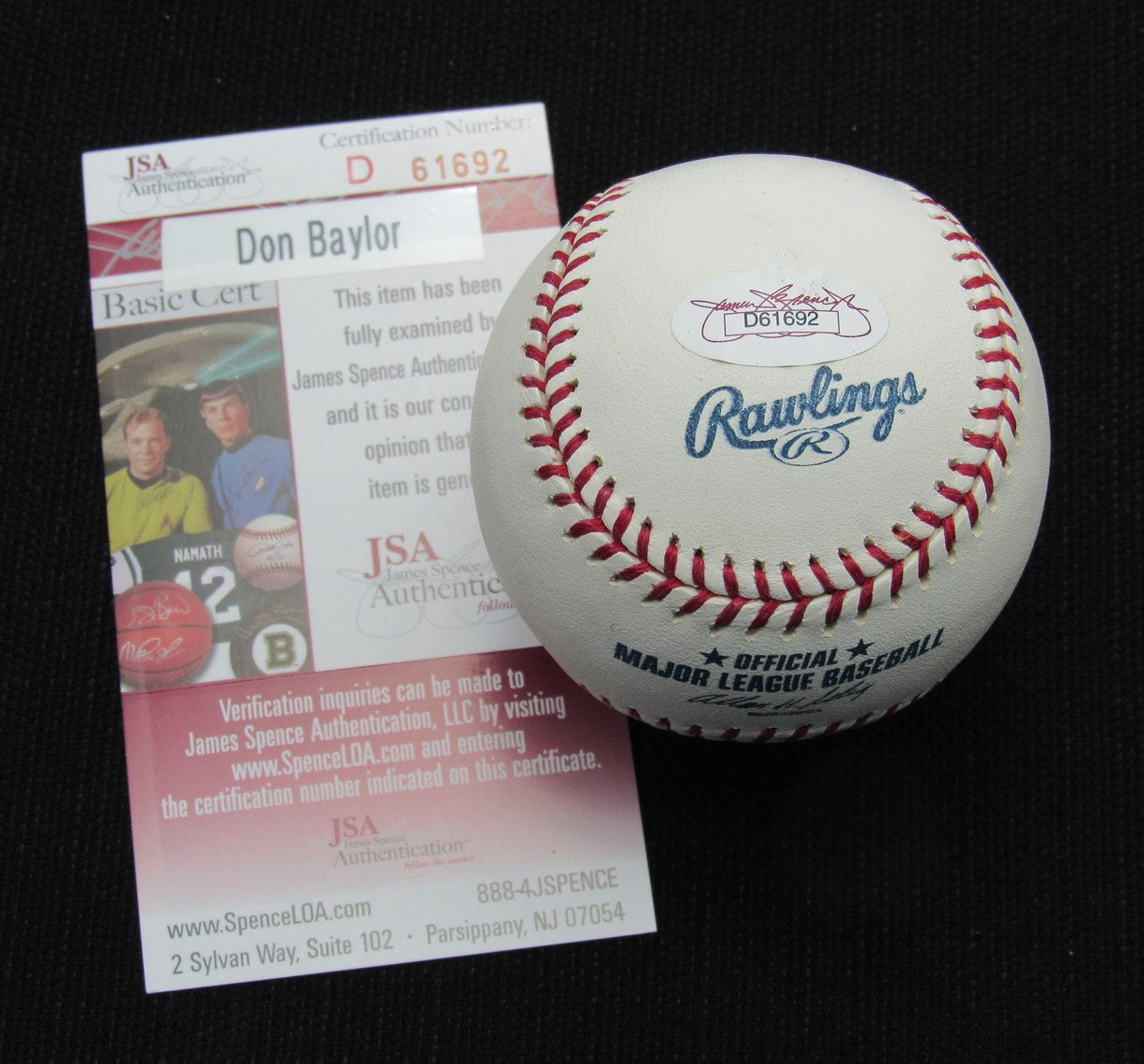 Don Baylor Signed/Auto Yankees 100th OML Baseball JSA 186881