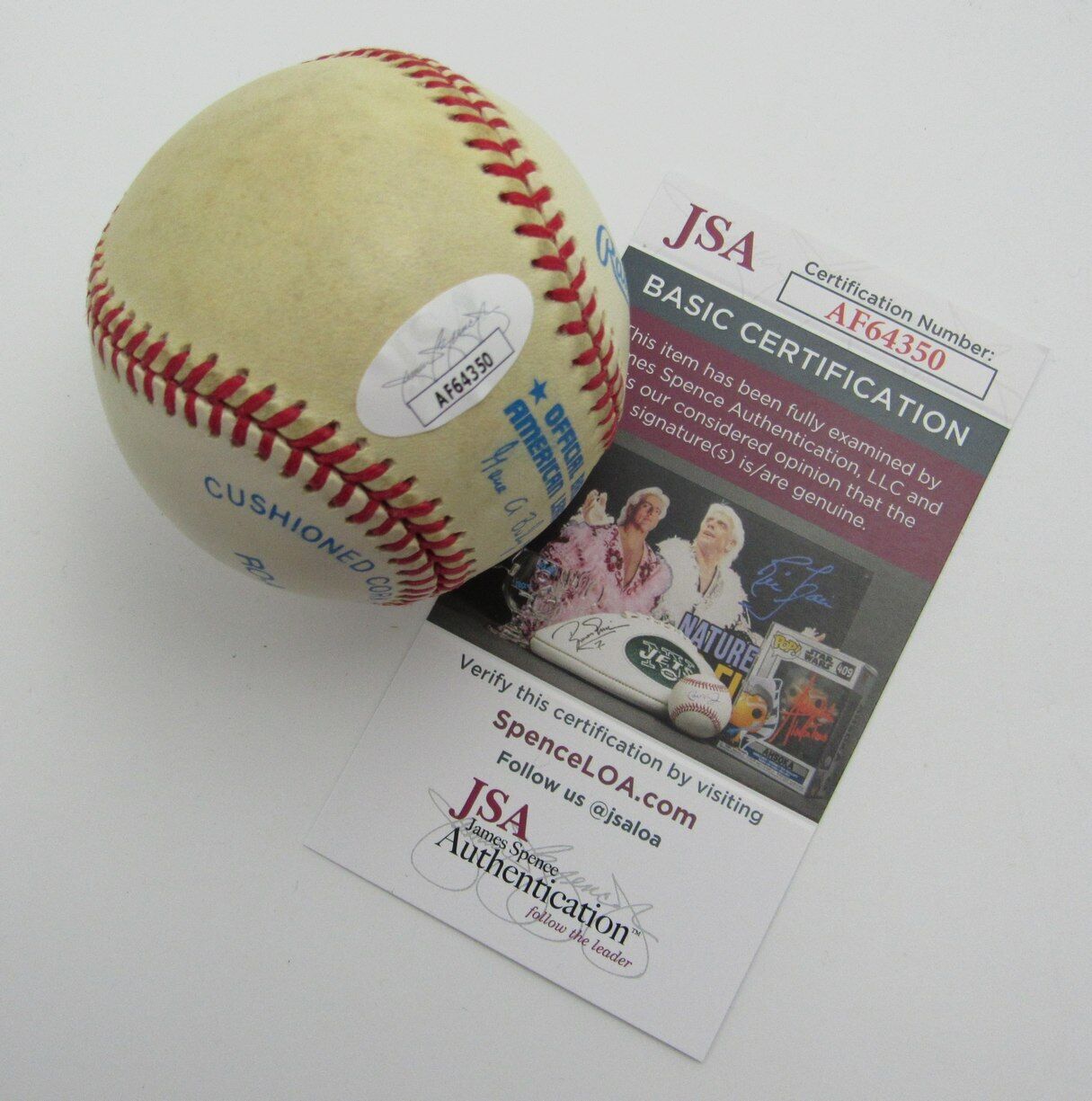 Hoyt Wilhelm HOF Autographed OAL Baseball Chicago White Sox JSA