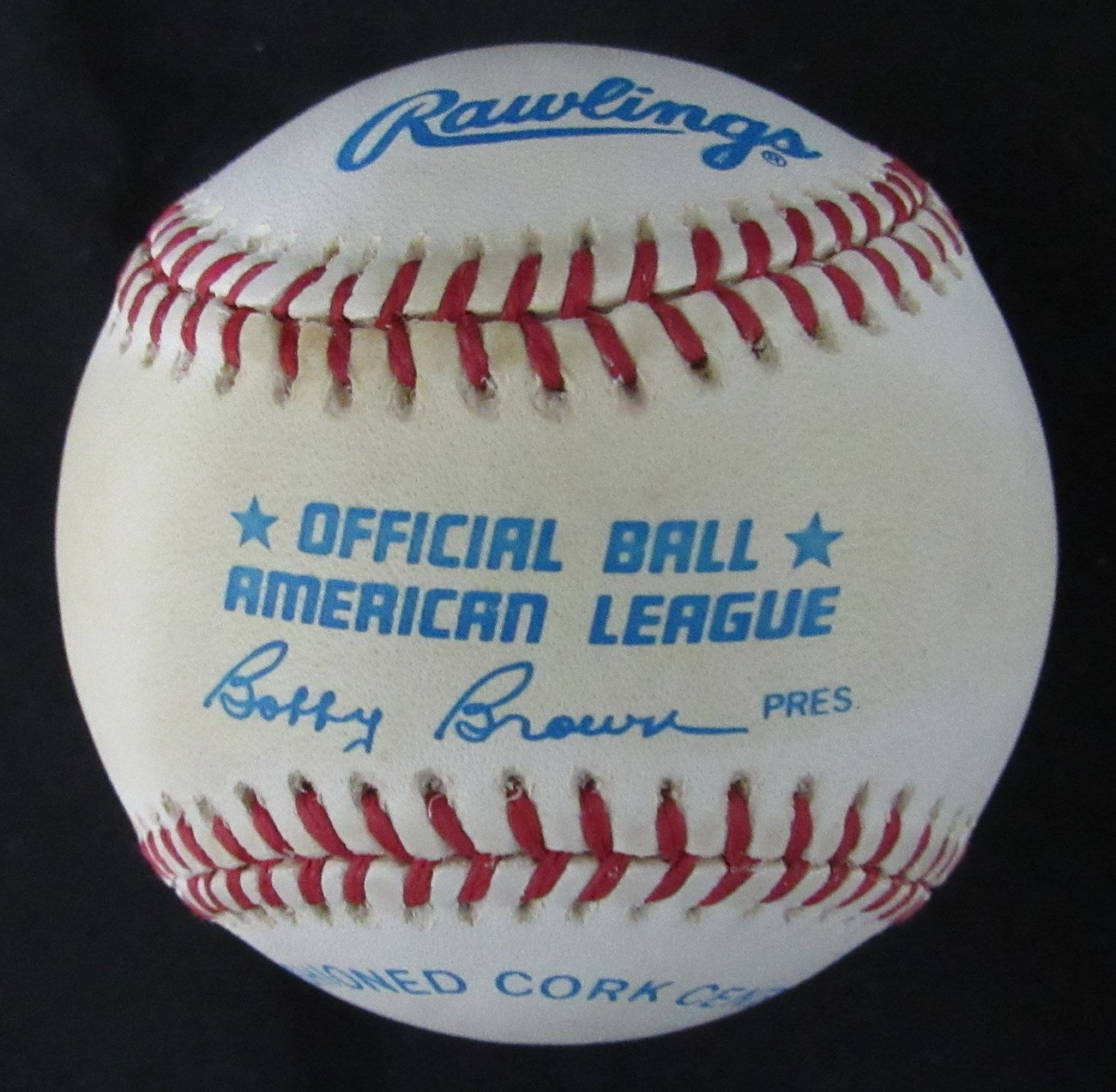 Jim Mann Autographed OML Baseball Houston Astros 179492