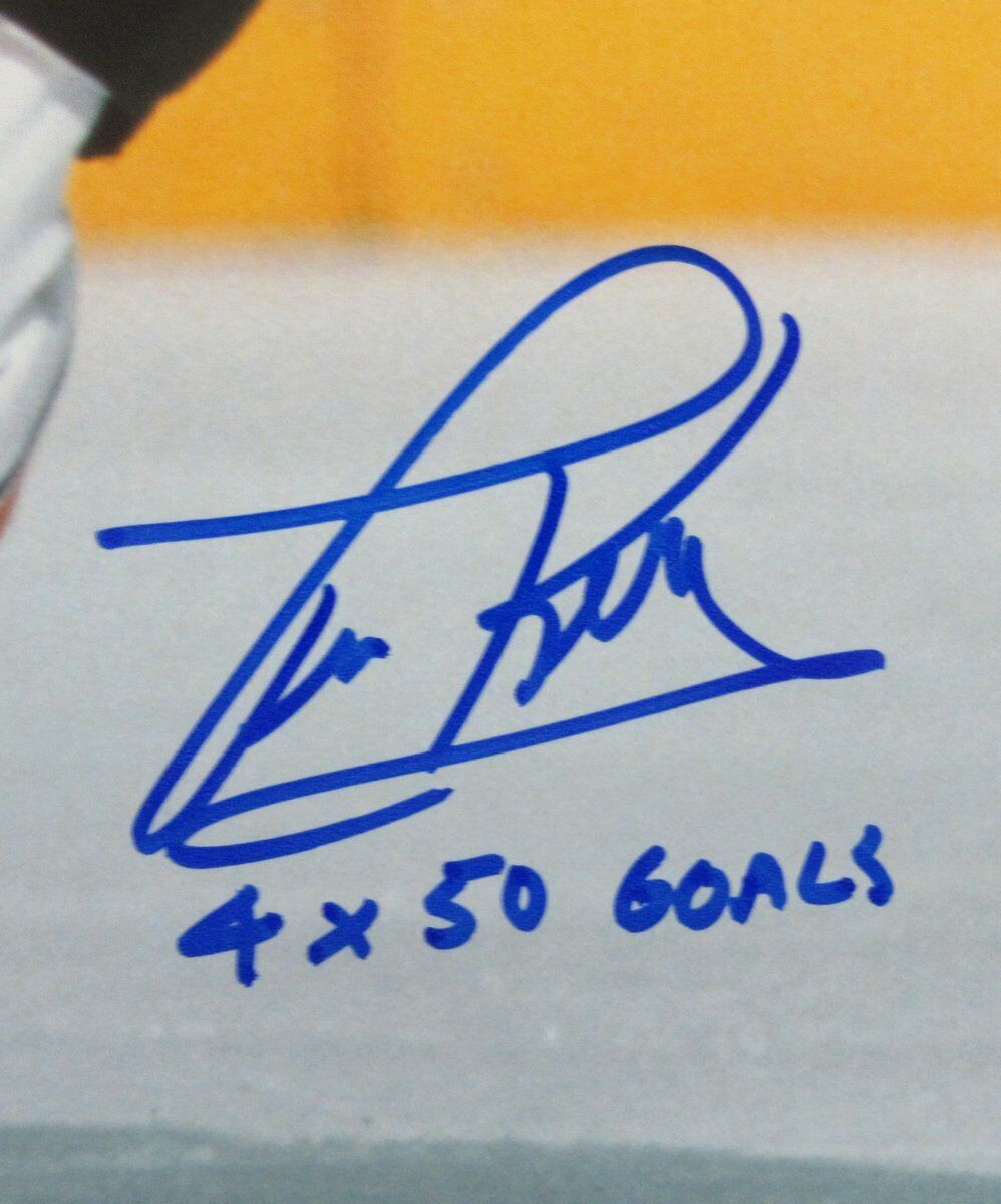 Tim Kerr Flyers Autographed/Signed w/inscr 11x14 Photo JSA 127799