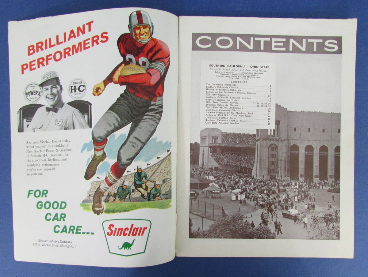 1960 USC vs. Ohio State College Football Program 124099