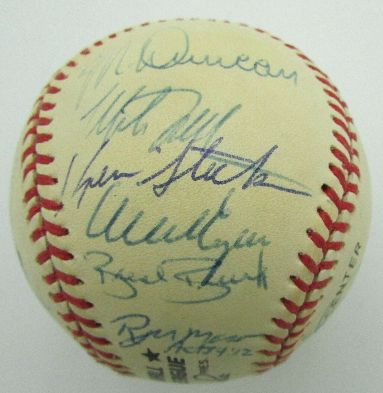 1993 Phillies Team Multi-Signed (25) Rawlings ONL Baseball 155247