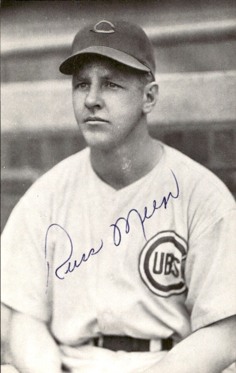 Russ Neers Chicago Cubs d. 1994 Signed/Autographed 3x5 Photo 178628