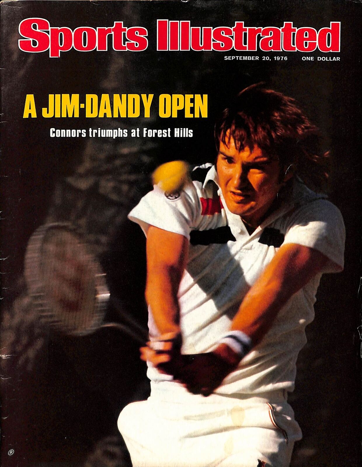 September 20, 1976 Jimmy Connors US Open Sports Illustrated NO LABEL 180587