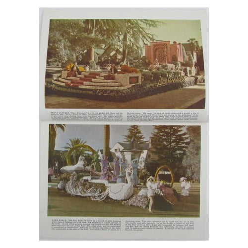 January 1, 1937 Tournament of Roses Parade Program 190298