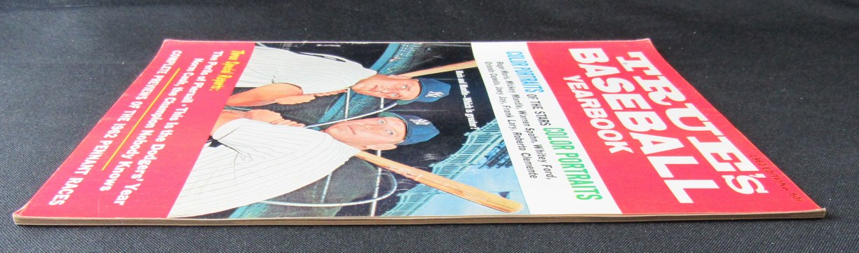 1962 True's Baseball Yearbook Mantle/Marris on Cover 183845