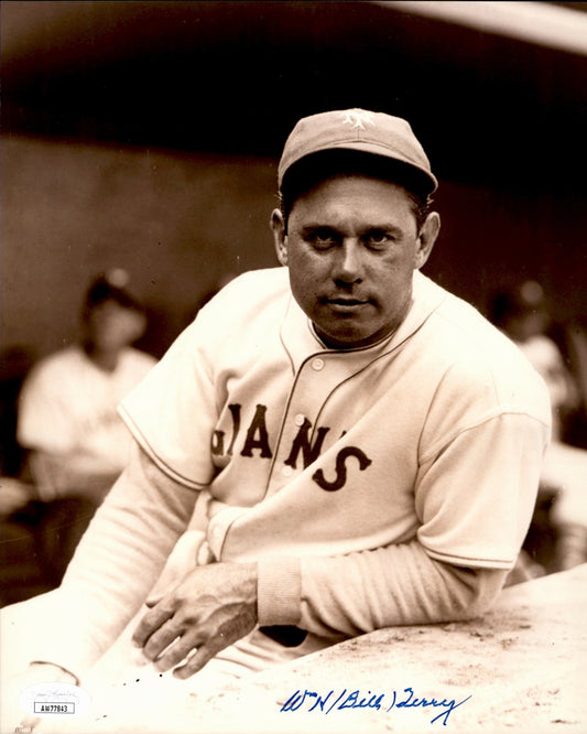 Bill Terry HOF Signed/Autographed 8x10 Photo New York Giants JSA 191101