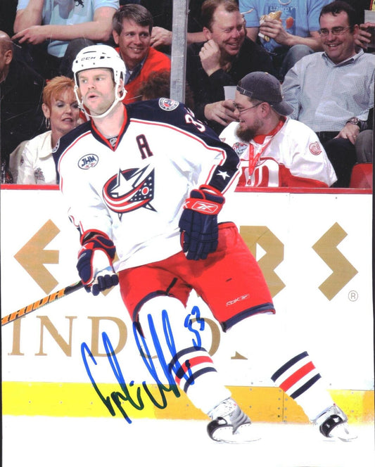 Fredrick Modin Columbus Blue Jackets Signed/Autographed 8x10 Photo 151945