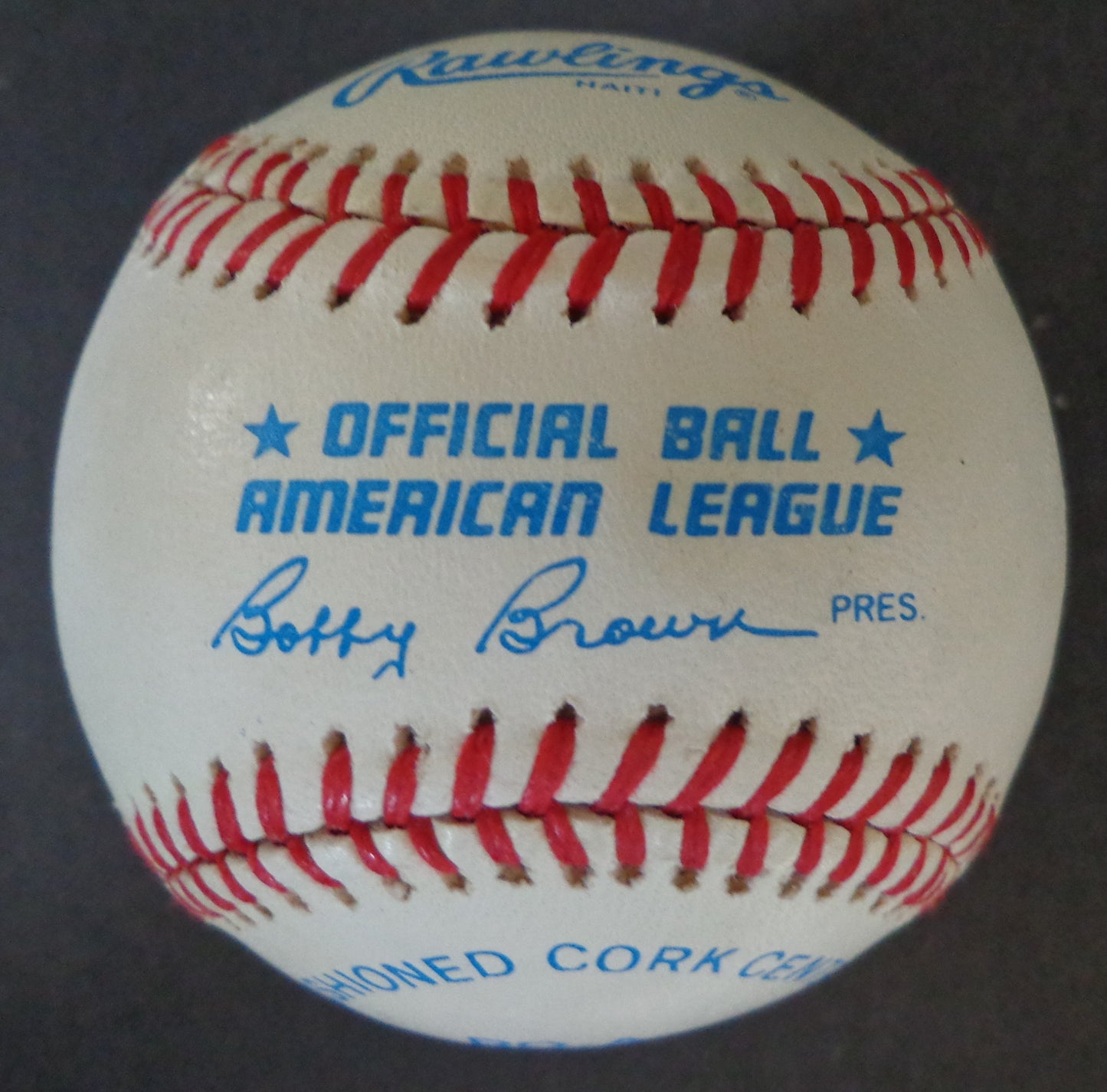Brian Harper Signed/Inscribed Rawlings OAL Baseball Minnesota Twins 155682