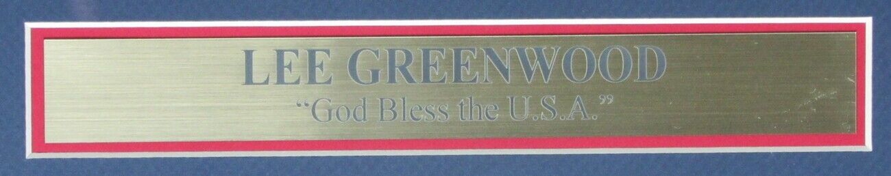 Lee Greenwood Signed/Autographed 8x10 Photo Collage Framed Beckett 148812