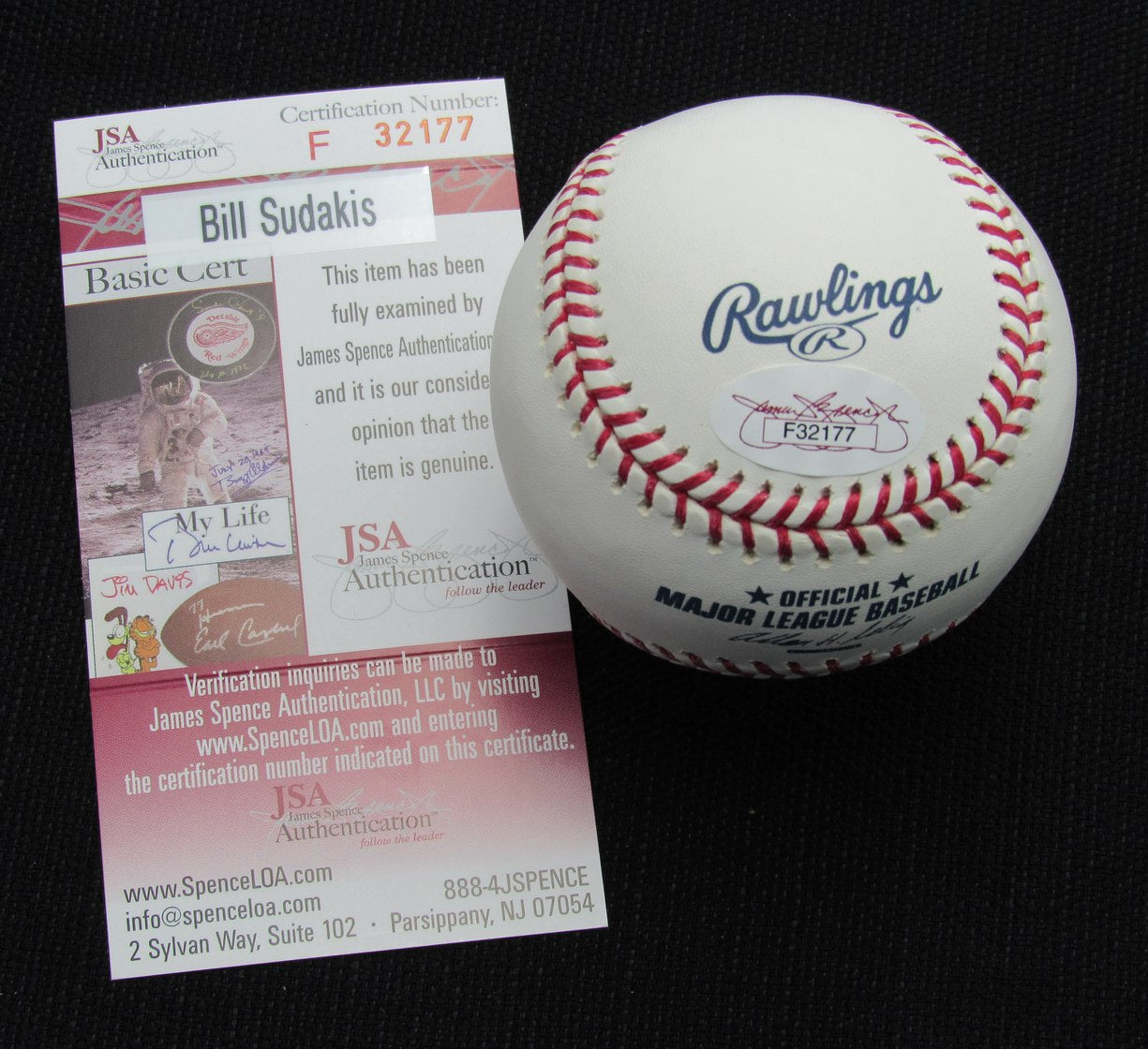 Bill Sudakis Signed/Auto Yankees 100th OML Baseball JSA 186856