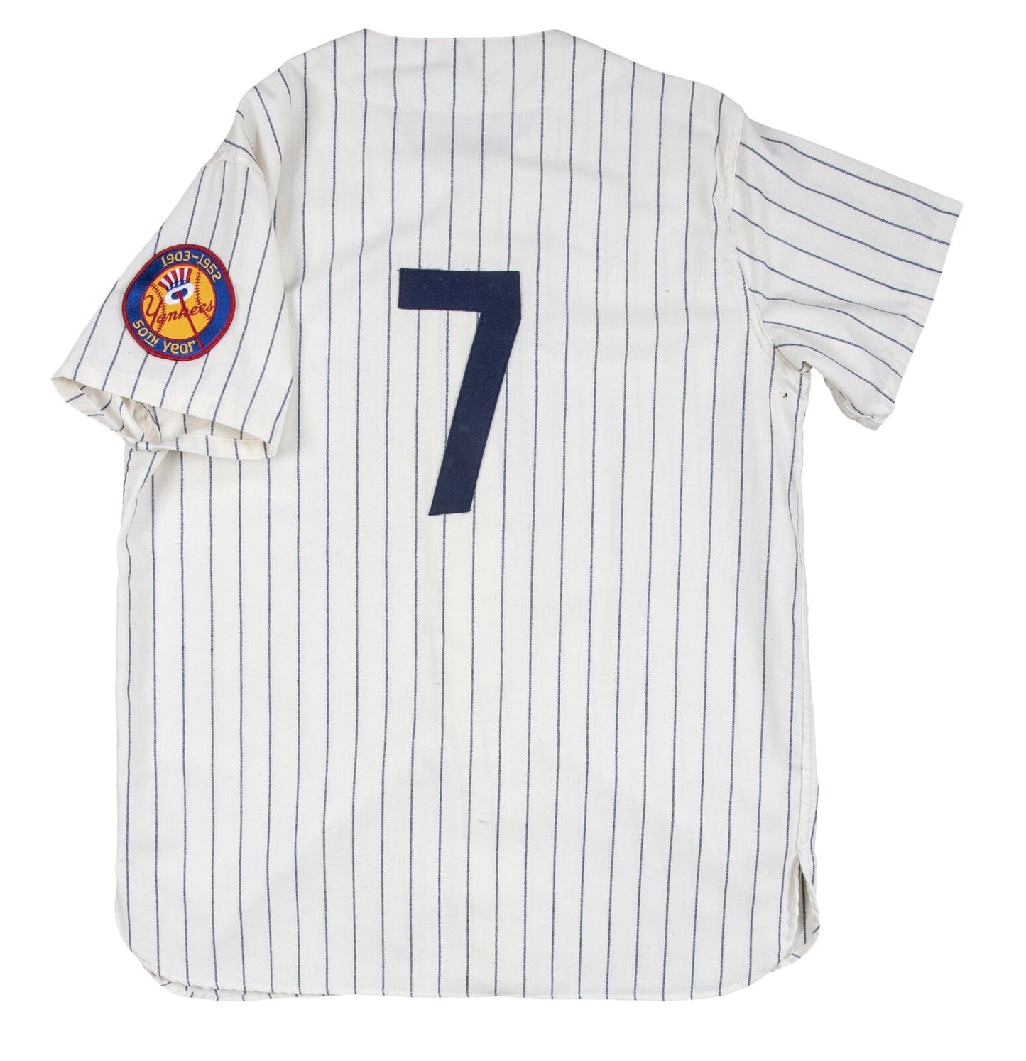 Mickey Mantle Signed Inscribed Mitchell and Ness Jersey Yankees 1952 JSA 157153