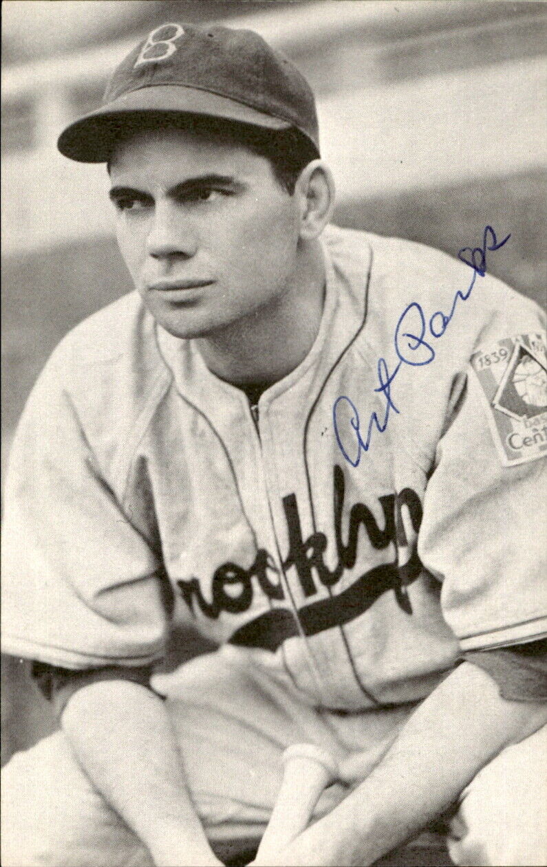 Art Parks Dodgers d. 1989 Signed/Autographed 3x5 Photo 178698