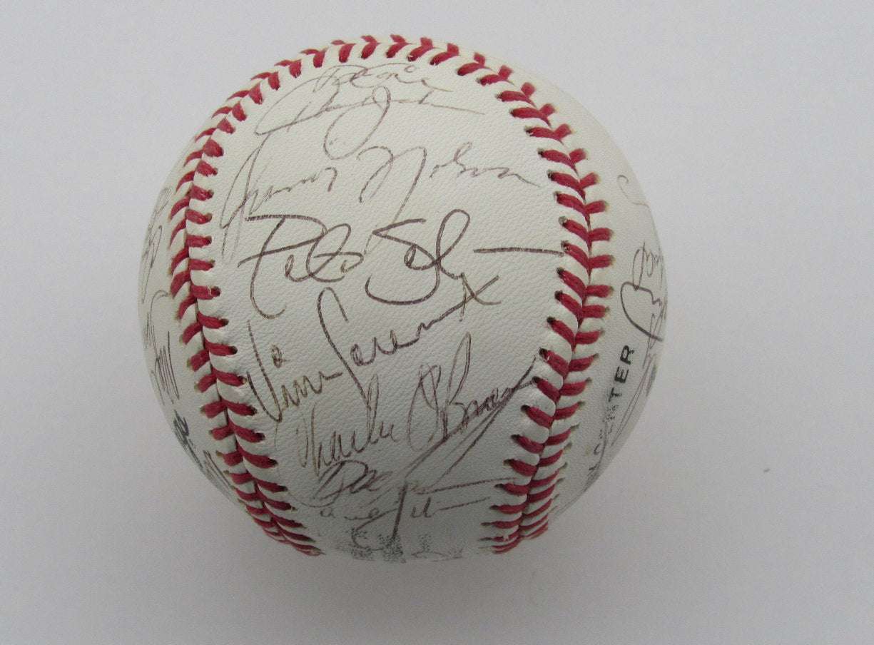 1992 Mets Team Autographed by 31 Gooden Bonilla Saberhagen ONL Baseball 185520