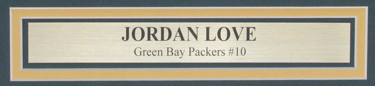 Jordan Love Signed/Auto 16x20 Photo Green Bay Packers Framed Beckett 189727