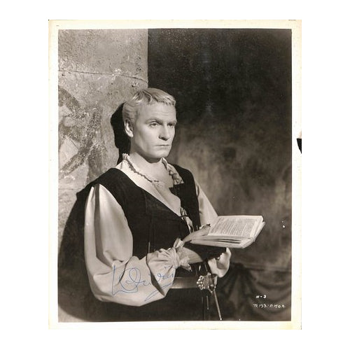 Laurence Olivier Actor d.1989 Signed/Autographed 8x10 B&W Photo JSA 187808