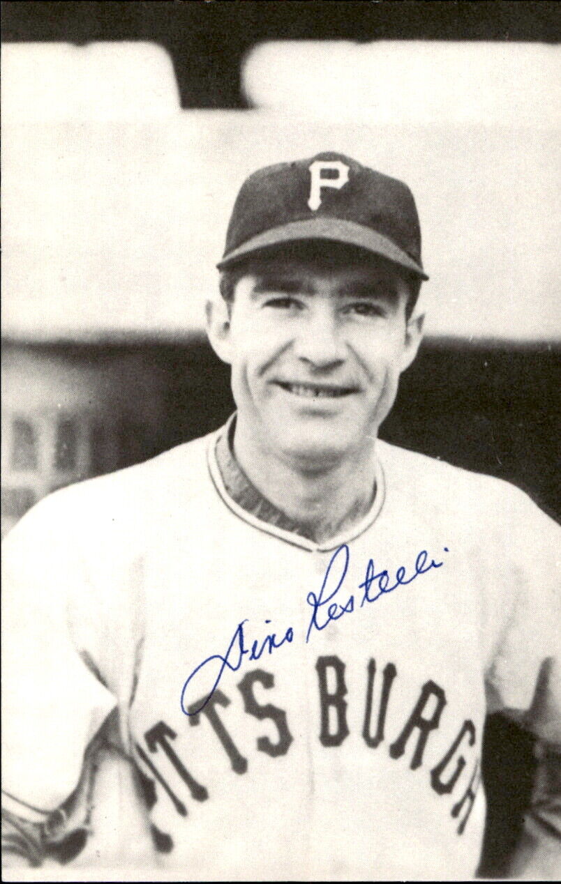Dino Restelli Pirates d. 2006 Signed/Autographed 3x5 Photo 178742