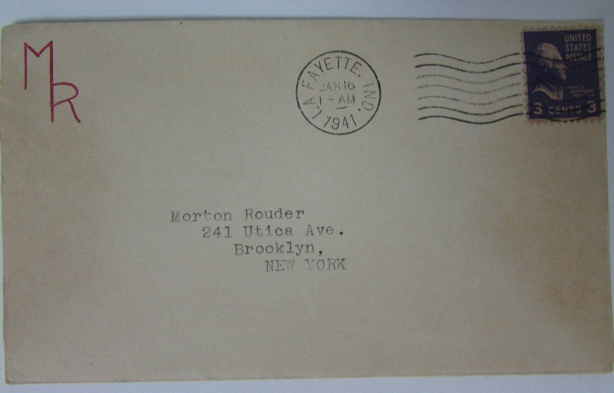 David Rankin Purdue Boilermakers Signed Handwritten Note PSA/DNA 145045