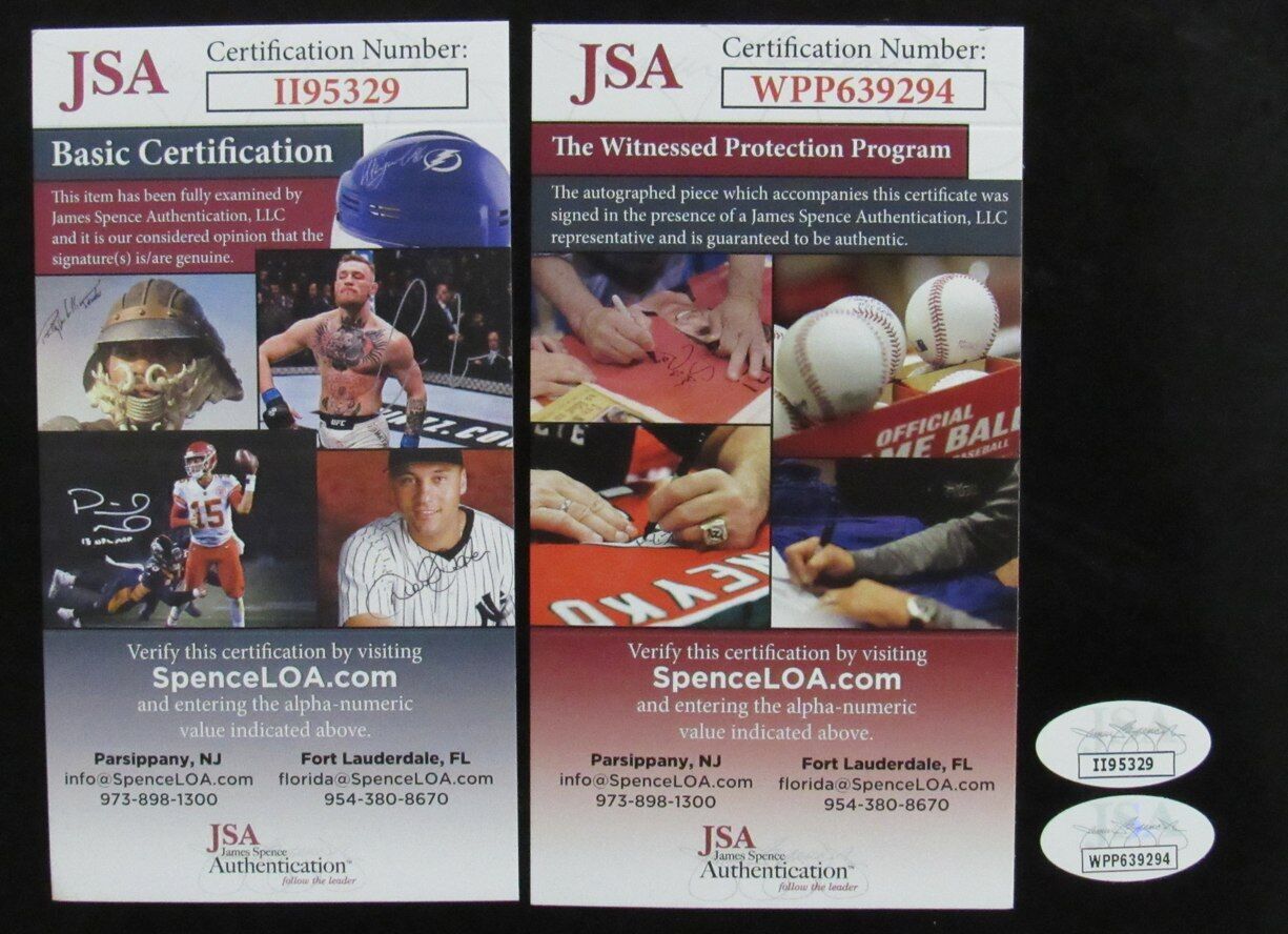 Mike Tyson/Buster Douglas Signed Tokyo, Japan On Site Program JSA 167654