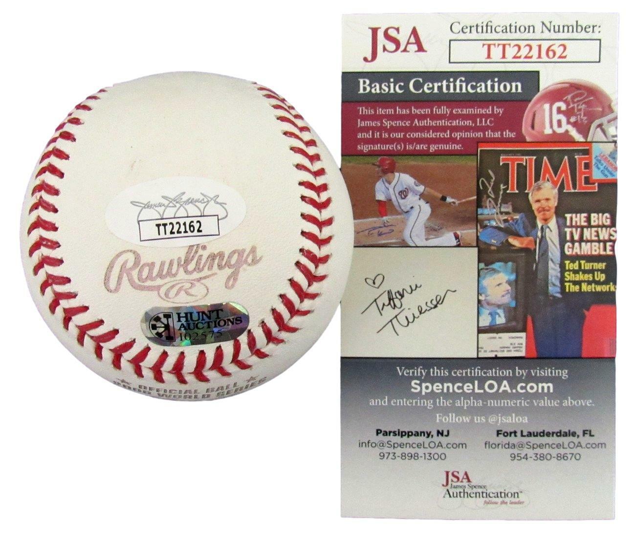 Ryan Howard Philadelphia Phillies Signed 2008 WORLD SERIES Baseball JSA 165160