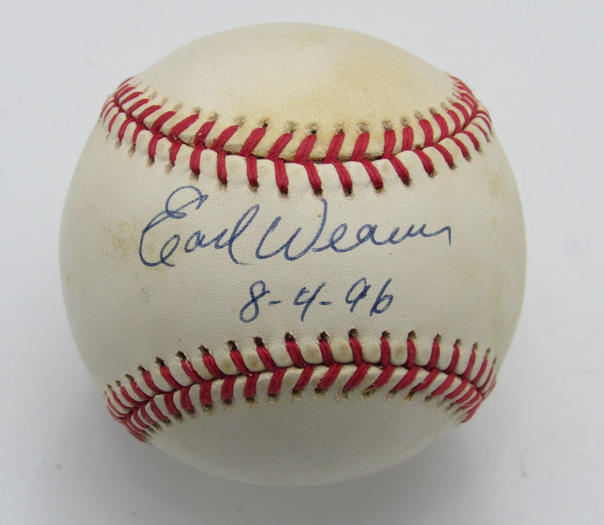Earl Weaver HOF Signed/Inscribed OAL Baseball Baltimore Orioles PSA/DNA 191668