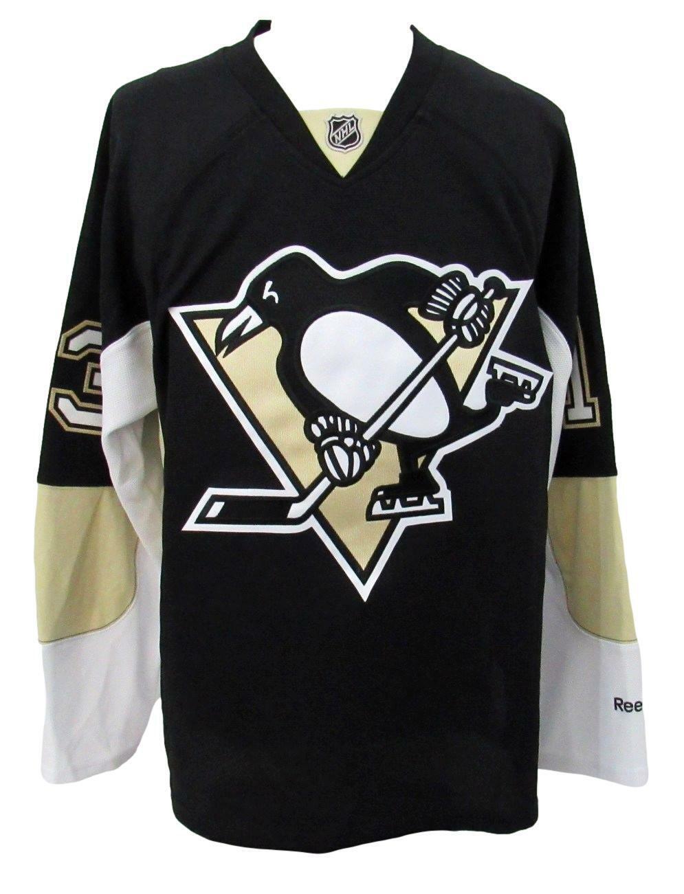 Nick Spaling Signed Penguins Reebok HockeyAuthentic Team Jersey Penguins 163111