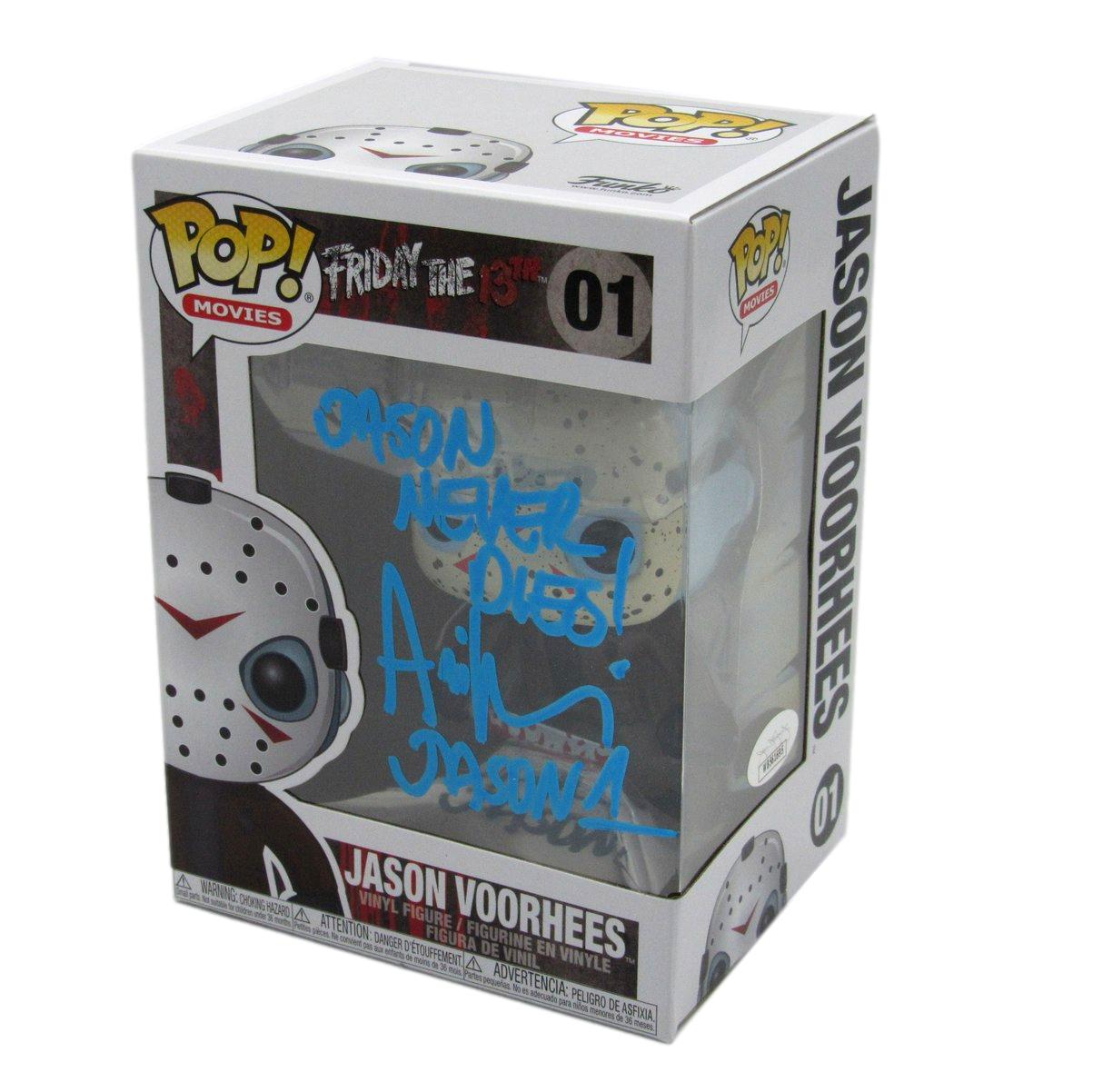 Ari Lehman Signed/Insc Funko Pop! #01 "Friday the 13th" Signed Blue JSA 190716