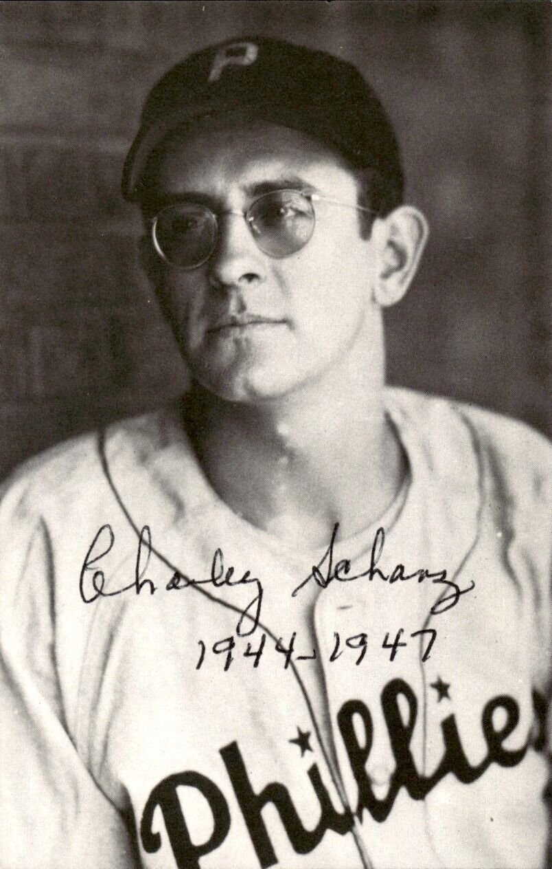 Charlie Schanz Phillies d. 1992 Signed/Autographed 3x5 Photo 178777